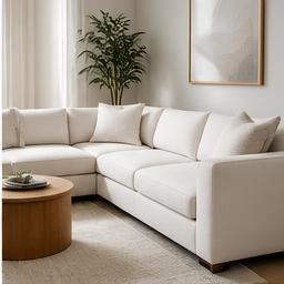 West Elm Andes 3-Seat Sectional — Pewter